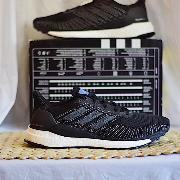 Footwear adidas - Solar Boost 19 M FW7814 Core Black/Cloud White/Signal  Green - Indoor - Running shoes - Sports shoes - Men's shoes | efootwear.eu